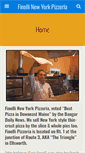 Mobile Screenshot of finellipizzeria.com